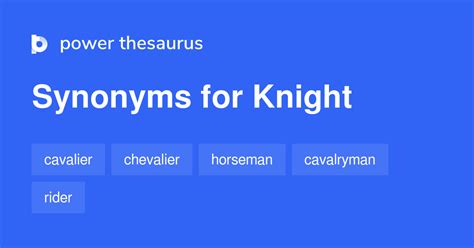 knight synonym|words for knights.